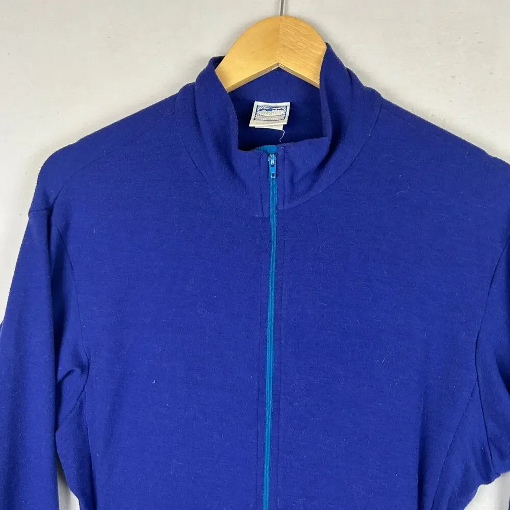 Patagonia Capilene Union Suit Full Body Long Johns Made in USA Blue Men's Size L